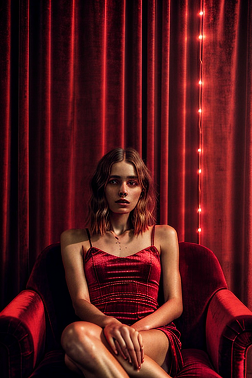 red eyes pic girl aesthetic